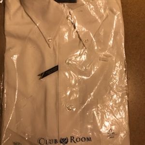 Mens New White Dress Shirt